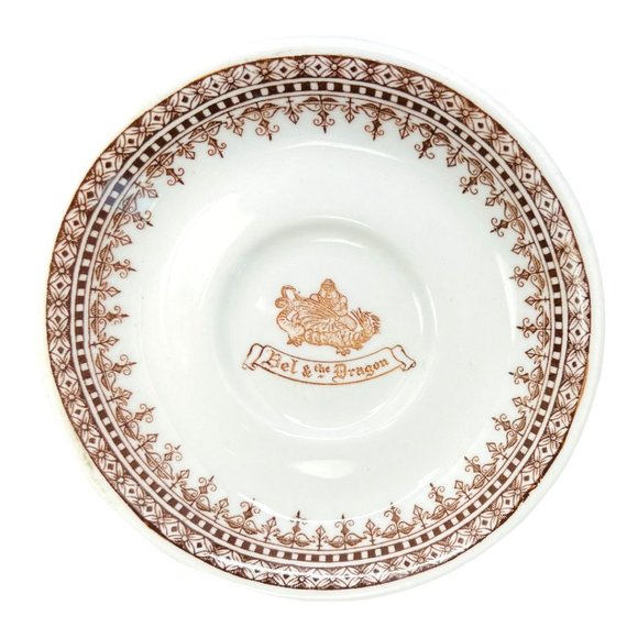 Bel & The Dragon Vitrified Hotel Ware Espresso Teacup Set Dunn Bennett - Picture 6 of 10